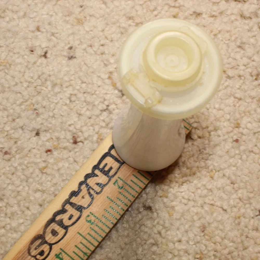 Vintage Tupperware Saltshaker Dispenser White Cream Plastic Flip Top